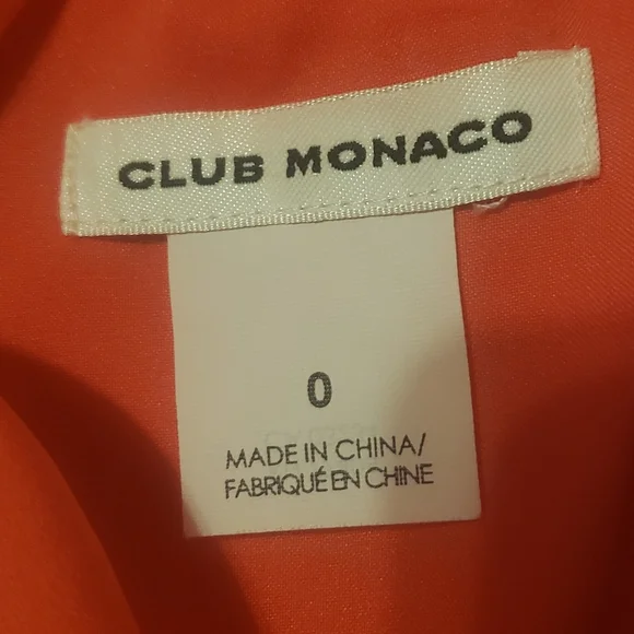 Club Monaco One Shoulder Coral Dress - Picture 4 of 4